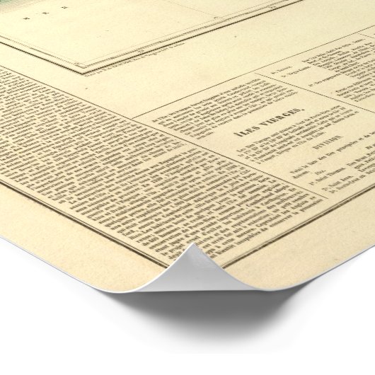 Puerto Rico, Maagdeneilanden Poster (Hoek)