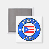 Puerto Rico Magneet (Voorkant / Achterkant)