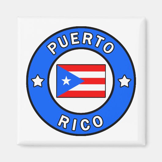 Puerto Rico Magneet (Voorkant)
