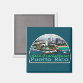 PUERTO RICO Magnet (Voorkant / Achterkant)