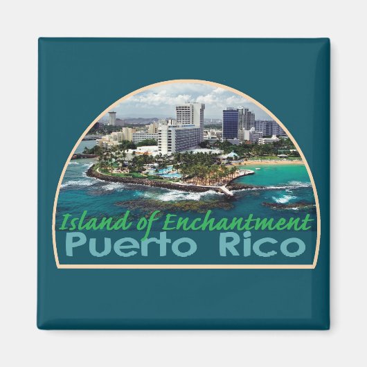 PUERTO RICO Magnet (Voorkant)