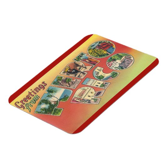 Puerto Rico Magnet Magneet (Linkerzijde)