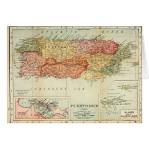  Puerto Rico Map, 1898 Rand McNally & Co.