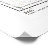 Puerto Rico Map (1981) Island of Enchantment Chart Poster (Hoek)