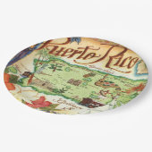 Puerto Rico Map Papieren Bordje (Gekanteld)