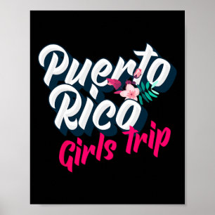 Puerto Rico Meisjesreis 2023 Weekenduitstap Vakant Poster