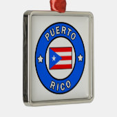 Puerto Rico Metalen Ornament (Rechts)
