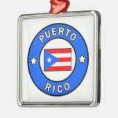 Puerto Rico Metalen Ornament (Links)