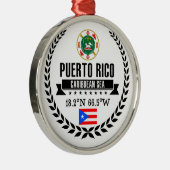 Puerto Rico Metalen Ornament (Rechts)