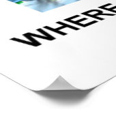 Puerto Rico-moersleutel in Noord-Amerikaans Caribi Poster (Hoek)