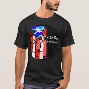 Puerto Rico Mosaic Mejor regalo boricua T-shirt