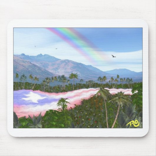Puerto Rico, Mousepad Muismat (Voorkant)