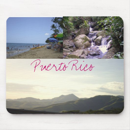 Puerto Rico Mousepad Muismat (Voorkant)