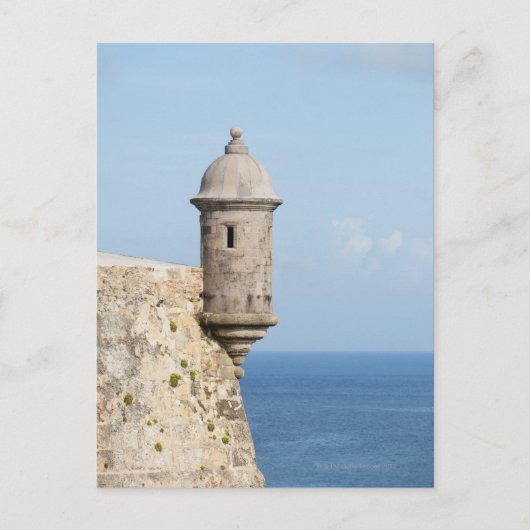 Puerto Rico, Old San Juan, sectie van El Morro Briefkaart (Voorkant)