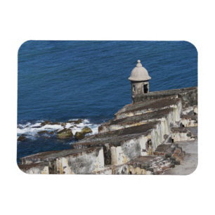 Puerto Rico, Old San Juan, sectie van El Morro Magneet