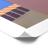 Puerto Rico Oude Reisposter Print (Hoek)