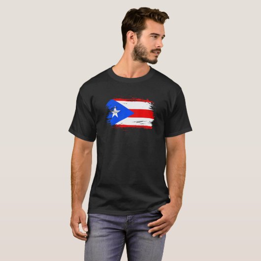 Puerto Rico Outfit Puerto Rico Vlag Puerto Rico S T-shirt (Voorkant volledig)
