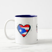 Puerto Rico Pa que tu lo sepas Tweekleurige Koffiemok (Links)
