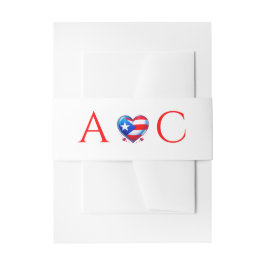 Puerto Rico Paar bruiloft Uitnodigingen Wikkel