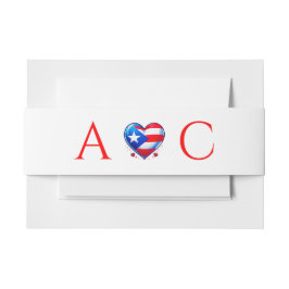 Puerto Rico Paar bruiloft Uitnodigingen Wikkel