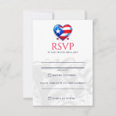 Puerto Rico Paar RSVP Kaartje (Voorkant)