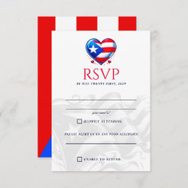 Puerto Rico Paar RSVP Kaartje