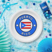 Puerto Rico Papieren Bordje (Feest)