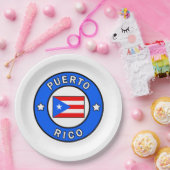 Puerto Rico Papieren Bordje (Feest)