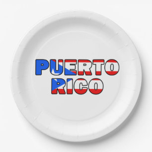 Puerto Rico Papieren Bordje