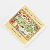 Puerto Rico papieren servet (Hoek)