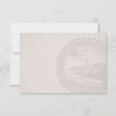 Puerto Rico Paspoort bruiloft RSVP Kaartje (Achterkant)