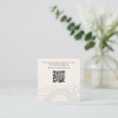 Puerto Rico Paspoort Huwelijk QR Informatiekaartje (Staand voorkant)