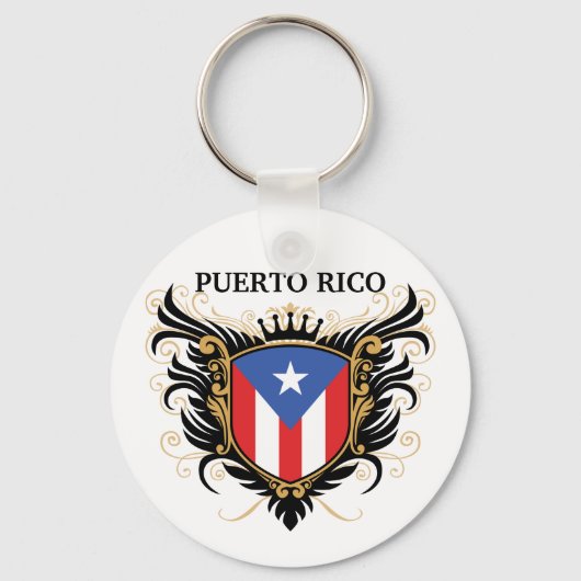 Puerto Rico [personaliseren] Sleutelhanger (Voorkant)