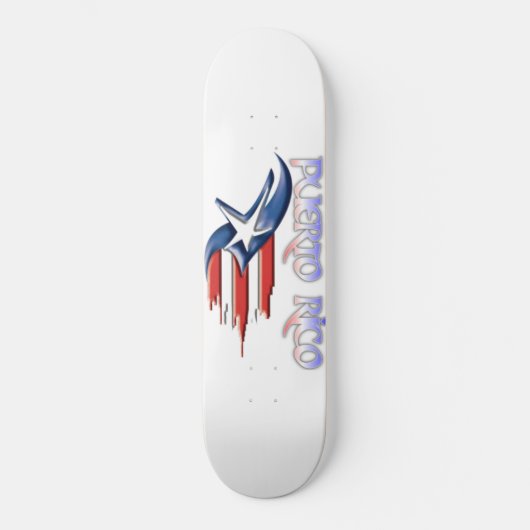 Puerto Rico Persoonlijk Skateboard (Voorkant)