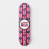 Puerto Rico  Persoonlijk Skateboard (Voorkant)