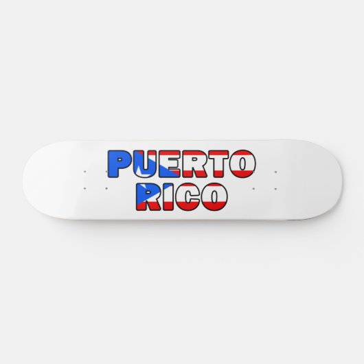 Puerto Rico Persoonlijk Skateboard (Horizontaal)