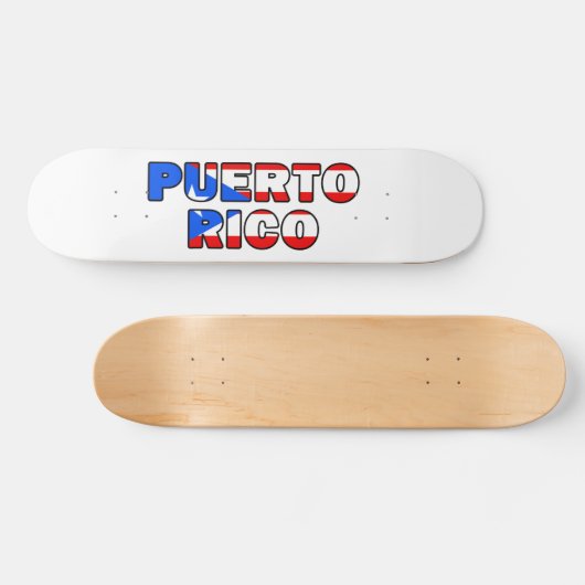 Puerto Rico Persoonlijk Skateboard (Horizontaal)