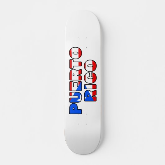 Puerto Rico Persoonlijk Skateboard (Voorkant)