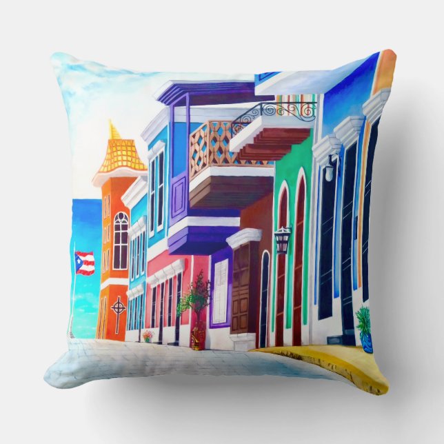 Puerto Rico Pillow Kussen (Voorkant)