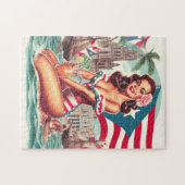  Puerto Rico Pin-Up Legpuzzel (Horizontaal)