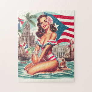  Puerto Rico Pin-Up Legpuzzel
