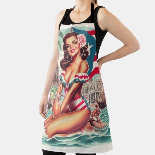  Puerto Rico Pin-Up Schort (Insitu)