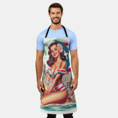 Puerto Rico Pin-Up Schort (Gedragen)