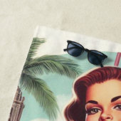 Puerto Rico Pin-Up Strandlaken (In situ)