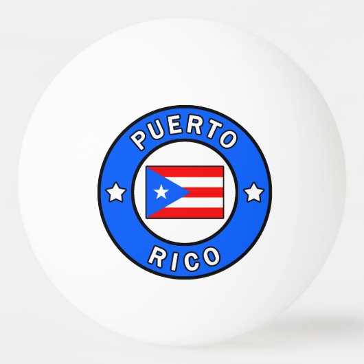 Puerto Rico Pingpongbal (Voorkant)