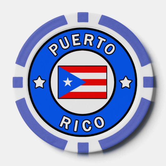 Puerto Rico Poker Chips (Voorkant)