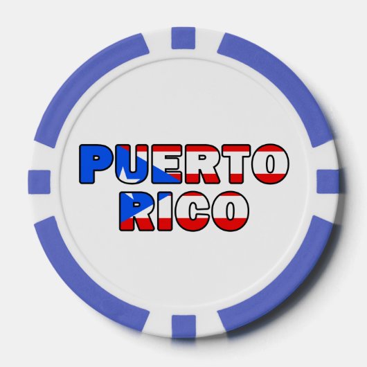 Puerto Rico Poker Chips (Voorkant)