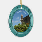 Puerto Rico Porthole Keramisch Ornament (Rechts)