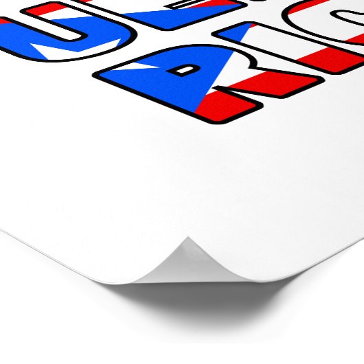 Puerto Rico Poster (Hoek)