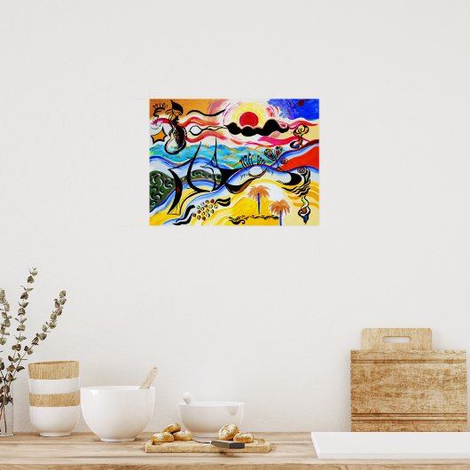 Puerto Rico Poster (Keuken)